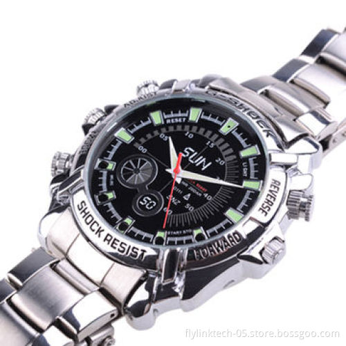 1080P Spy Watch Camera with FHD, Digital Camera Function, 4GB Internal Memory, AVI Video File Format
